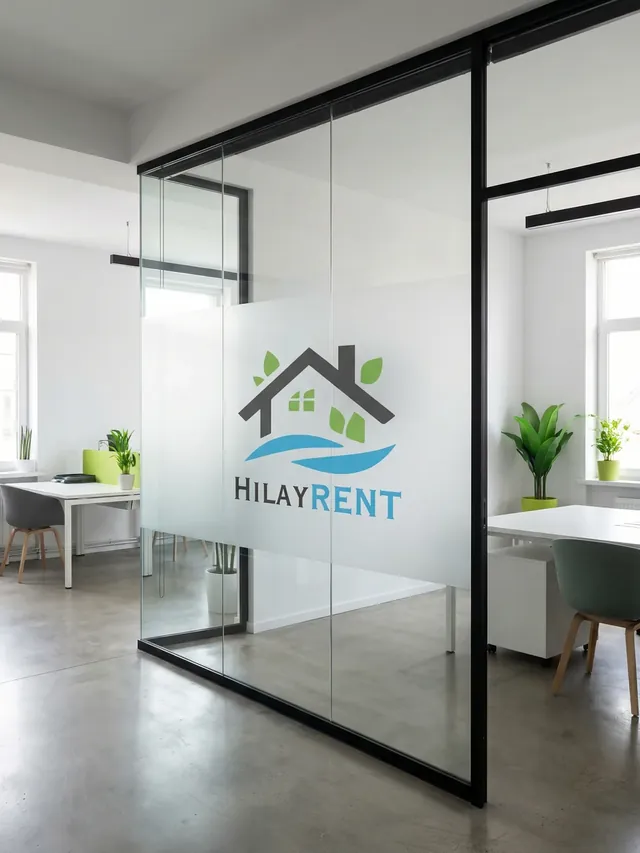 HilayRENT, Eigenes Konzept: Logo für eine Vermietung, mit Mockups